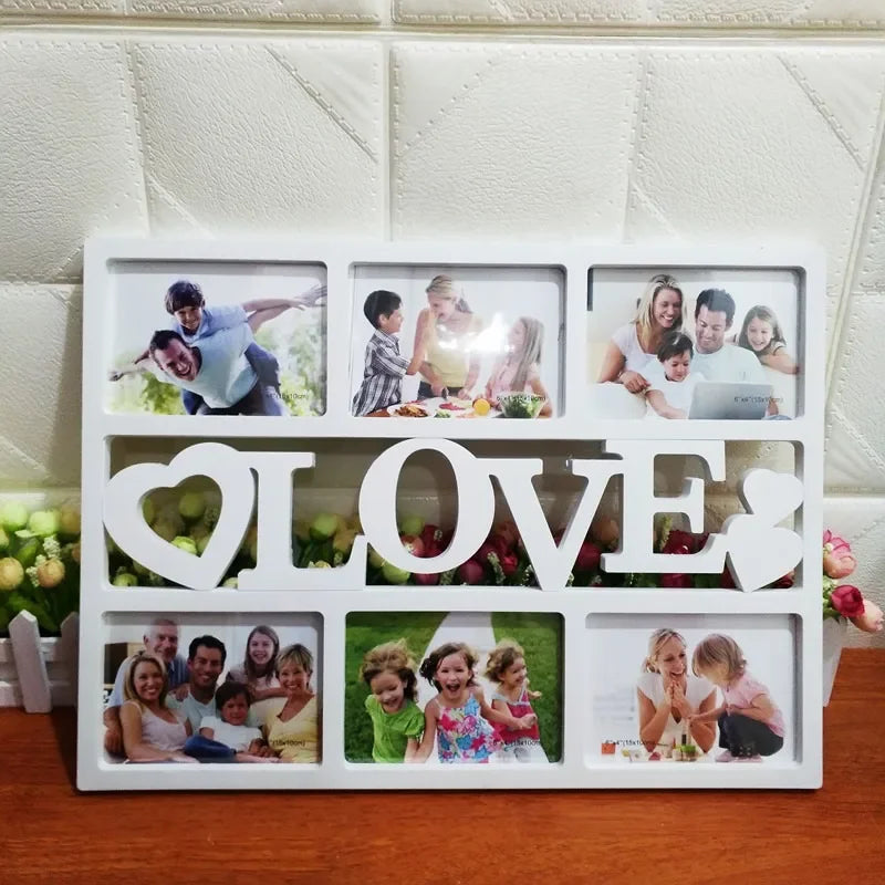 Wall-hanging Family Craft Photo Frame, Love Craft Photo Frame