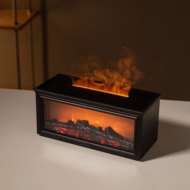 Fireplace Diffuser & Mini Flame Aromatherapy