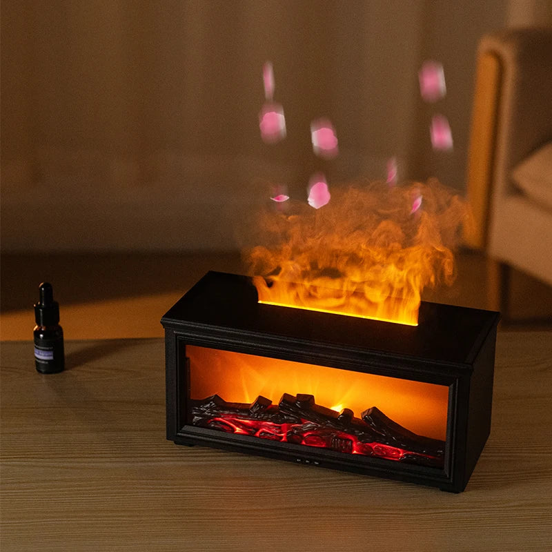 Fireplace Diffuser & Mini Flame Aromatherapy