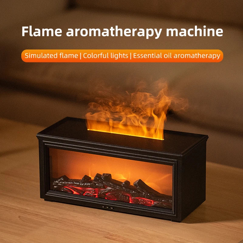 Fireplace Diffuser & Mini Flame Aromatherapy