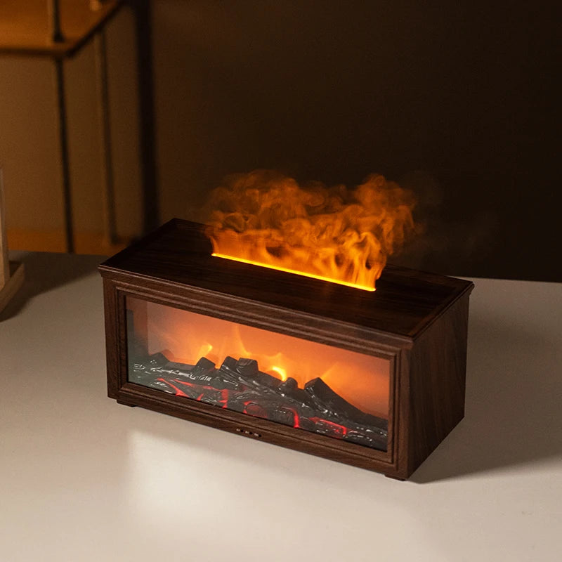 Fireplace Diffuser & Mini Flame Aromatherapy