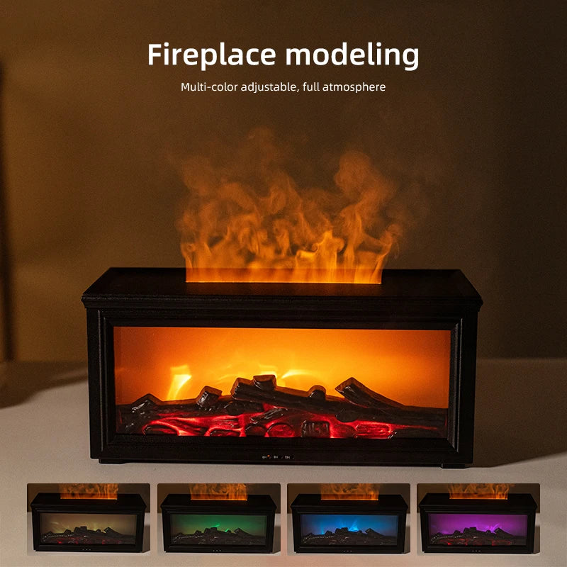 Fireplace Diffuser & Mini Flame Aromatherapy